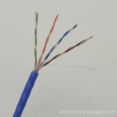 Communication Cable, 24awg UTP Cat5e LAN Cable Pass Fluke Test, New PVC Best Price